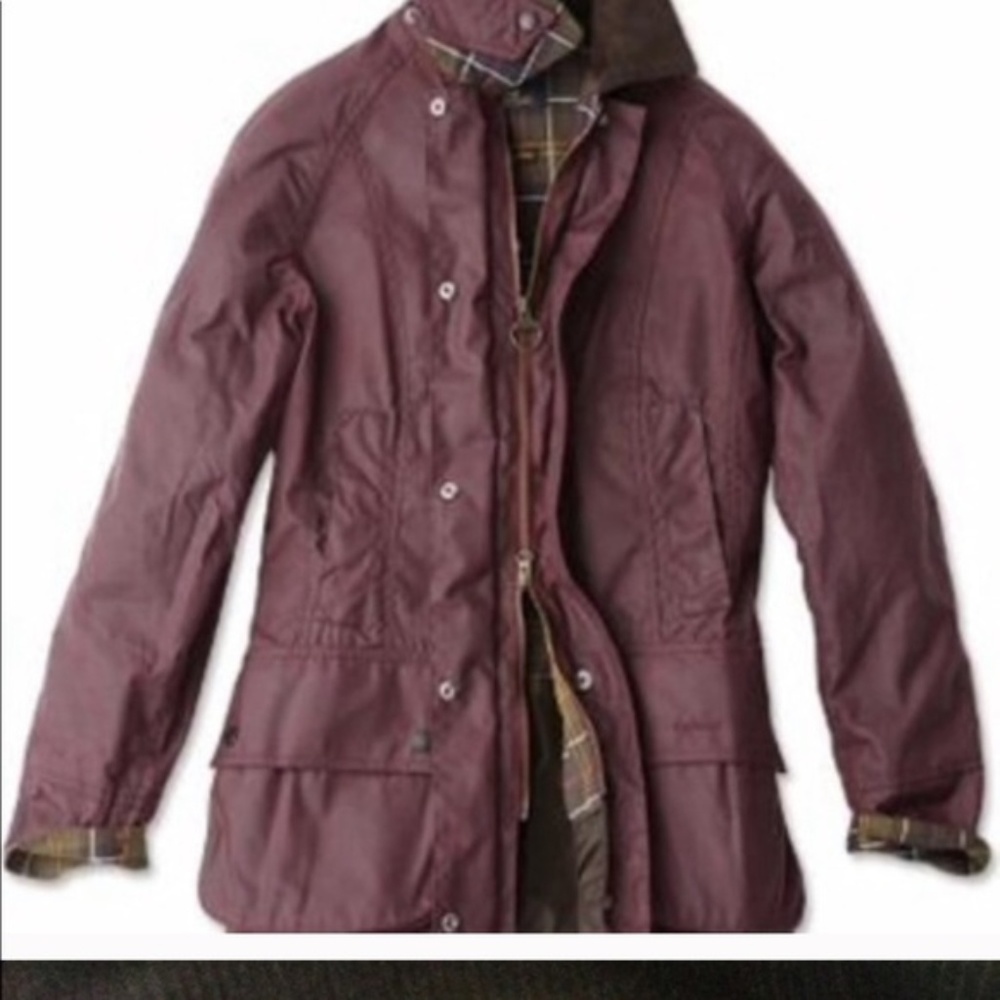 Women’s Barbour Beadnell jacket us8 uk12 rewaxed!